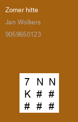 Zwerfboek ''